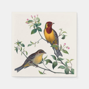 Bunte Vögel Napkins Serviette