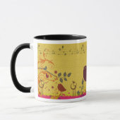 Bunte Vogel-Tasse Tasse (Links)