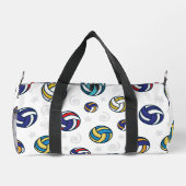 Bunte Volleybälle Duffle Bag (Rückseite)