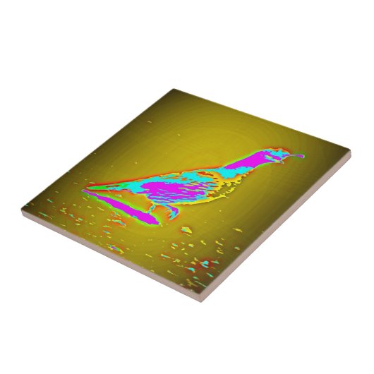 bunte Wachtelziegel Fliese (Seite)