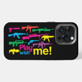 Bunte Waffen iPhone Hülle (Rückseite (Horizontal))