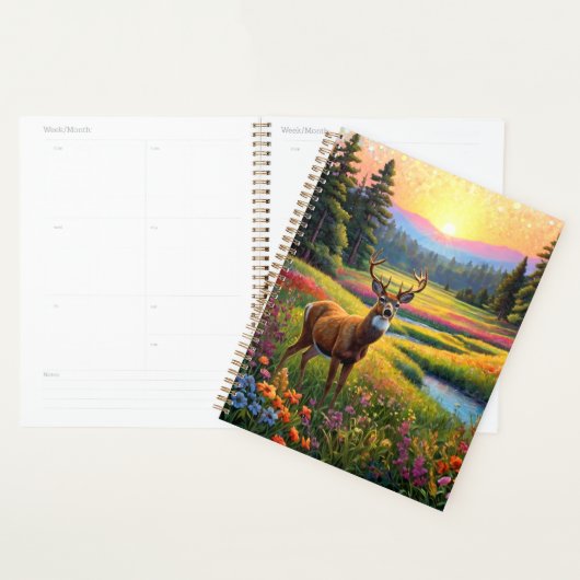 Bunte Wald Farben und Hirsch Kunst Planer (Anzeige)