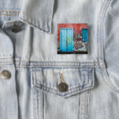 Bunte Wand, Tür und Fensterläden Button (Beispiel)