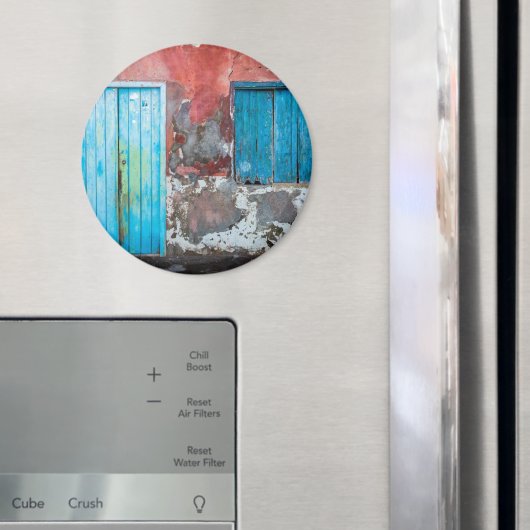 Bunte Wand, Tür und Fensterläden Magnet (In Situ (Kühlschrank))