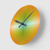 Bunte Wanduhr mit Farbverlaufgesicht  (Winkel)