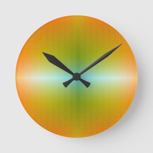 Bunte Wanduhr mit Farbverlaufgesicht  (Vorderseite)