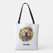 Bunte Wasserfarben Rettungshund Mädchen Tasche (Rückseite)