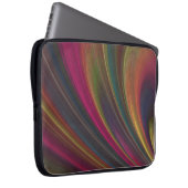 Bunte weiche Sand-Wellen Laptopschutzhülle (Vorne Rechts)