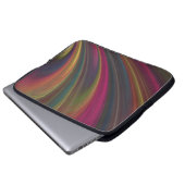 Bunte weiche Sand-Wellen Laptopschutzhülle (Vorne Knopf)