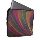 Bunte weiche Sand-Wellen Laptopschutzhülle (Vorne Rechts)