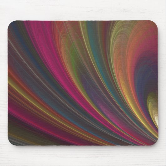 Bunte weiche Sand-Wellen Mousepad (Vorne)