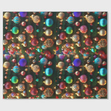 Bunte Weihnachtsbälle