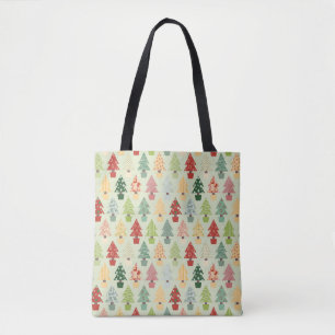 Bunte Weihnachtsbaum-Tasche Tasche