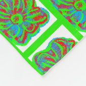 Bunte Weihnachtsfeiertage Fleece Blanket Blume (Ecke)