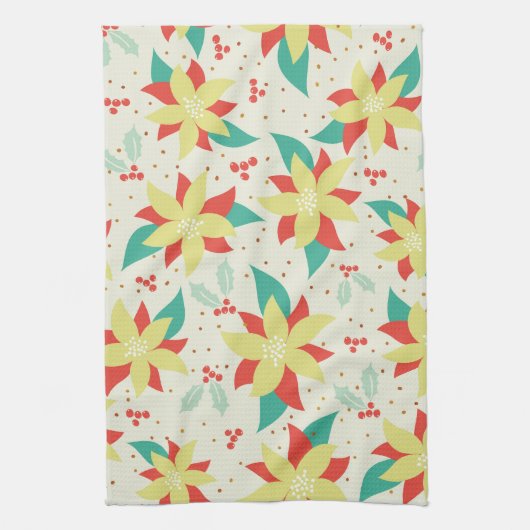 Bunte Weihnachtsfeiertage Handtuch (Vertikal)