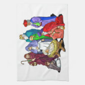 Bunte WeihnachtsGeburt Christis-Szene Handtuch (Vertikal)