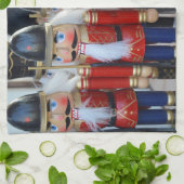 Bunte Weihnachtsnussknacker Küchentuch (Gefaltet)