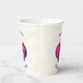 Bunte Weihnachtsschmuck Papier Tasse Pappbecher (Links)