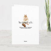 Bunte Weiße-breasted Kleiber-Vertikale Karte (Rückseite)