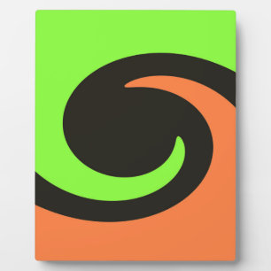 bunte Welle Fotoplatte