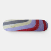 Bunte Wellen Skateboard (Horizontal)