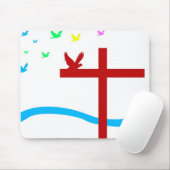 Bunte Weltauflage Mousepad (Mit Mouse)