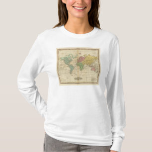 Bunte Weltkarte T-Shirt
