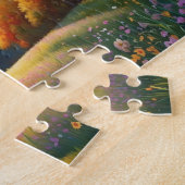 Bunte Wiesenblumen Kunst Puzzle (Seite)