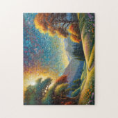 Bunte Wiesenblumen Kunst Puzzle (Vertikal)