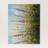 Bunte Wildblumen auf der Wiese Puzzle (Vertikal)