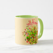 Bunte Wildblumen-Hübsche Tasse (VorderseiteRechts)