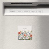Bunte Wildblumen Magnet (In Situ (Geschirrspüler))