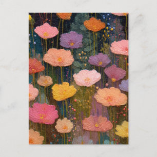 Bunte Wildblumenwiesen 3 Postkarte