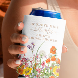 Bunte Wilde Blumen Land Blumen Abschied Miss Dosenkühler