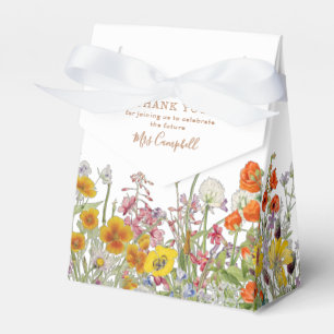 Bunte Wilde Blumen Land Zukunft Frau Blumen- Geschenkschachtel