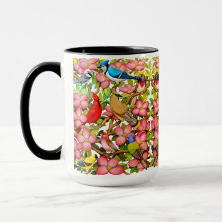 Bunte wilde Vogel-Kunst-Kaffee-Tasse Tasse