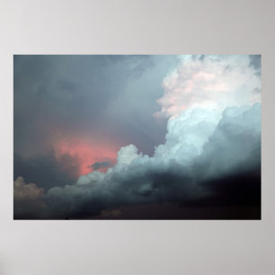 Bunte Wolken Poster