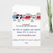 Bunte Wünsche zu einer "Seinfarbe-tiful" Karte (Rückseite)