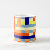 Bunte Würfel Kaffeetasse (Mittel)