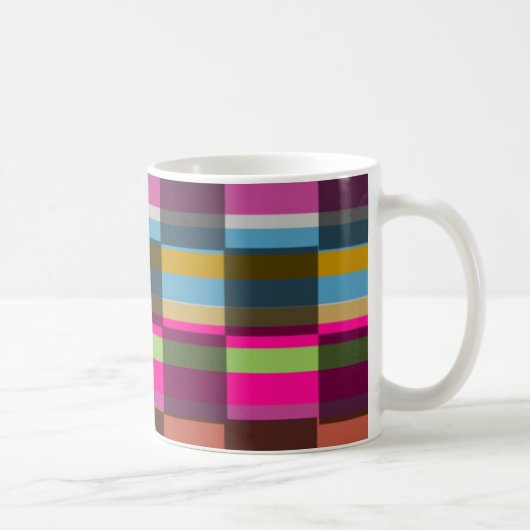 Bunte Würfel Kaffeetasse (Rechts)