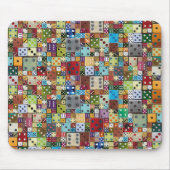Bunte Würfel Mousepad (Vorne)