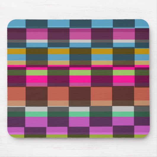 Bunte Würfel Mousepad (Vorne)