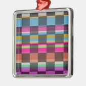 Bunte Würfel Ornament Aus Metall (Links)