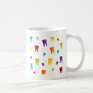 Bunte Zähne Kaffeetasse