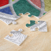 Bunte Zen Mandala Puzzle (Seite)