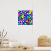 Bunte Zuckerstreusel Poster (Küche)