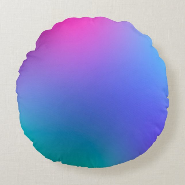 bunten Hintergrundabstrakte, Kunst, grafische Gest Rundes Kissen (Vorderseite)