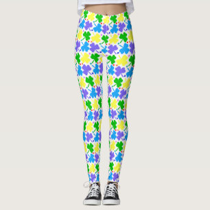 Bunten Klee-St Patrick TagesLeggings Leggings