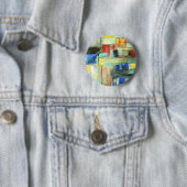 Bunter abstrakter Cityscape-ursprüngliche Button (Beispiel)