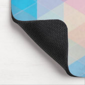 Bunter abstrakter Dreieckhintergrund Mousepad (Ecke)